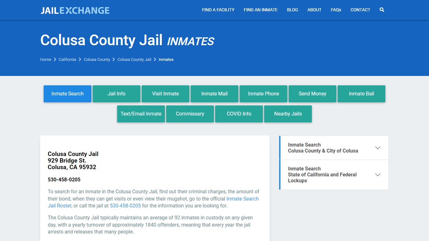 Colusa County Jail Inmates | Arrests | Mugshots | CA